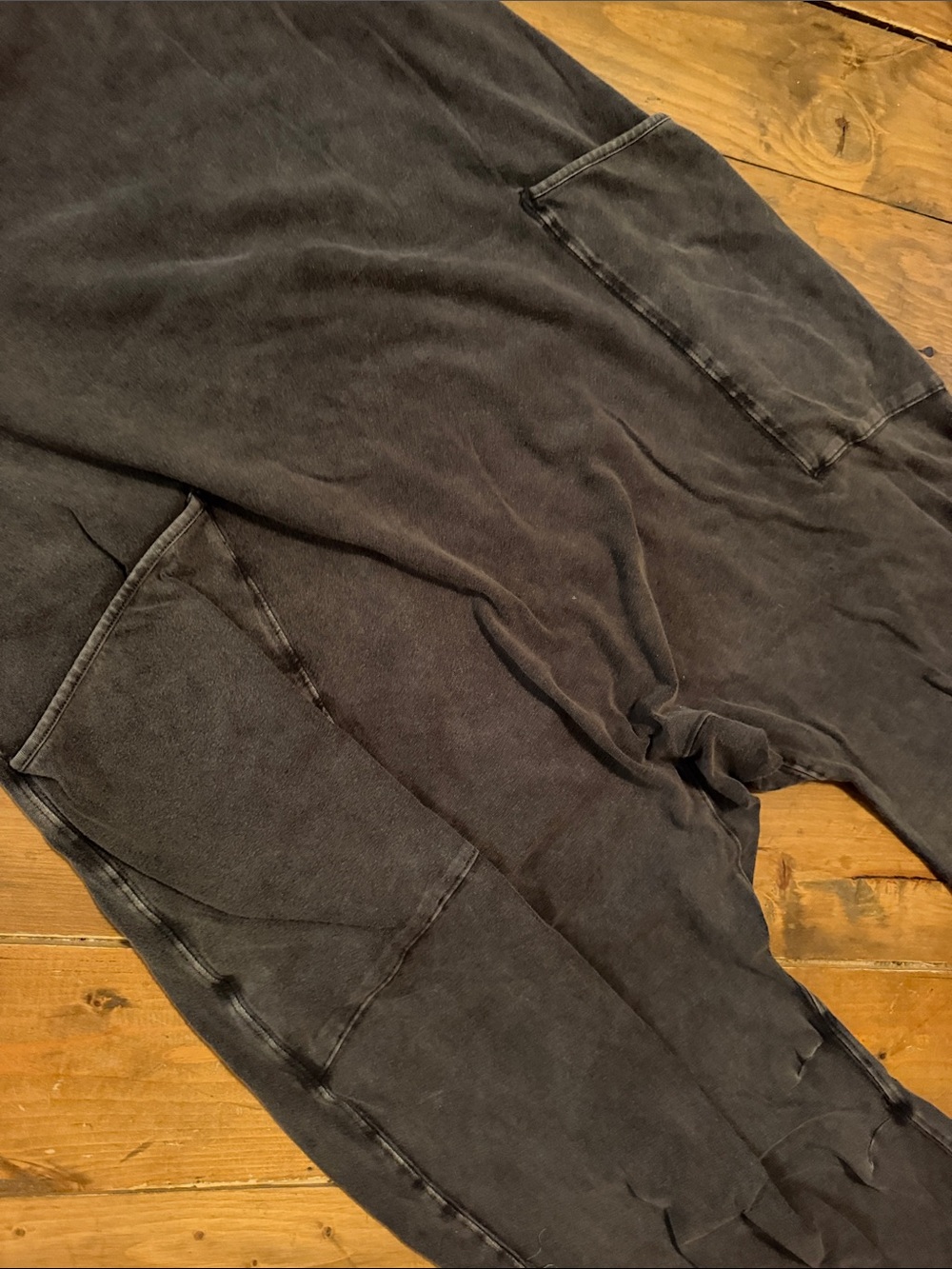 FP Movement by Free People Washed Black Relaxed Utility Jumpsuit - Picture 3 of 5